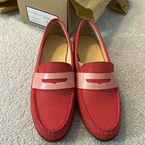 Cole Haan Monroe Penny Loafer Red Reflective with Nike Air